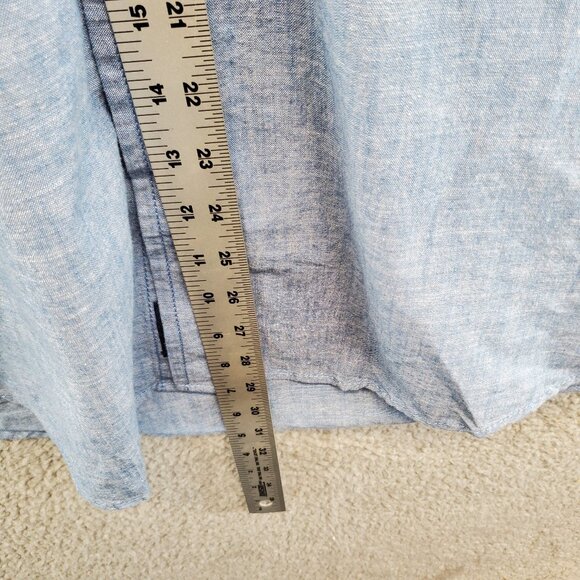 Polo Ralph Lauren Shirt Mens XXL Blue Long Sleeve Button Up Collar - Picture 6 of 8